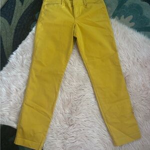 Old Navy Yellow Women's Straight Leg Jeans